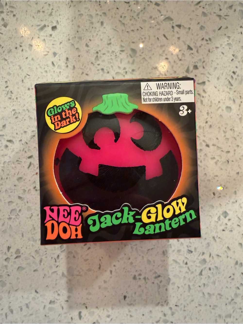 🔥NeeDoh Jack-Glow Lantern Pink sensory Toy Sold Out Rare Viral Authentic 🔥